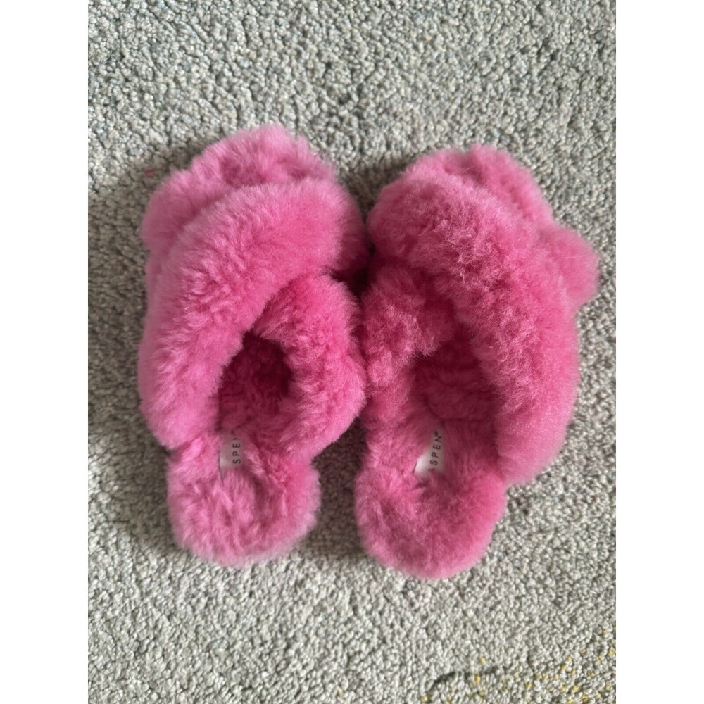 Aspen Kids Shearling Pink Size Medium Slippers